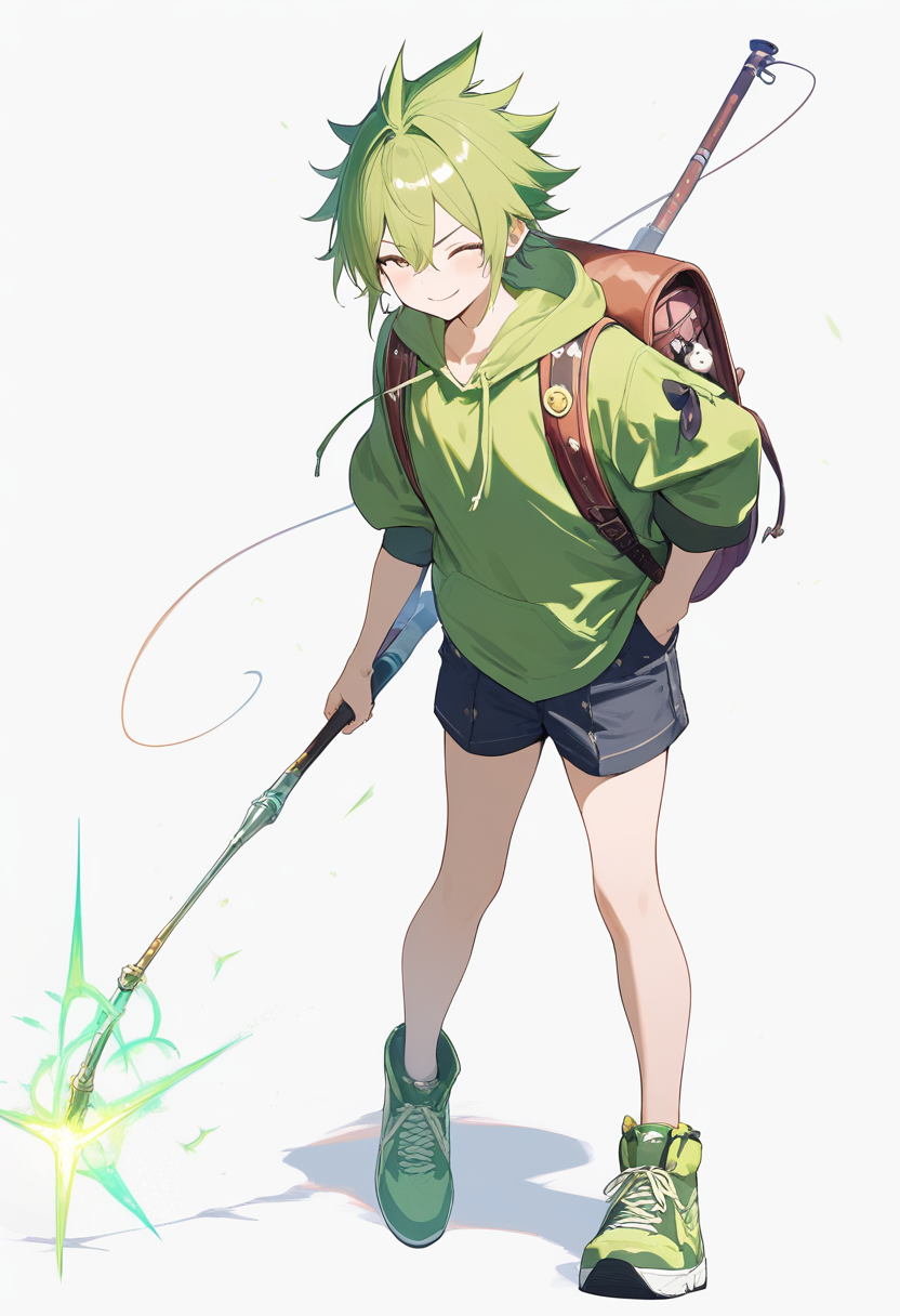 A chimera ant inspired warrior with insect-like armor, antenna, red and black exoskeleton, nen enhancer aura in a combat pose